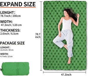 <span class=keywords><strong>Matelas</strong></span> <span class=keywords><strong>de</strong></span> camping double WOQI pour 2 personnes, <span class=keywords><strong>matelas</strong></span> <span class=keywords><strong>de</strong></span> <span class=keywords><strong>plage</strong></span> gonflable <span class=keywords><strong>de</strong></span> haute qualité, <span class=keywords><strong>matelas</strong></span> pneumatique gonflable - Product Image 5