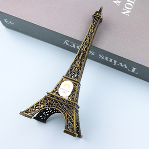 Tùy Chỉnh Cổ Pháp Paris <span class=keywords><strong>Eiffel</strong></span> Tháp Đồng Điêu Khắc Hiện Đại Trang Trí Nội Thất Bàn Văn Phòng Phòng Khách Kim Loại Mô Hình Trang Trí - Product Image 2