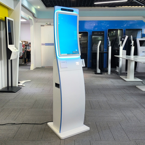 23.6 inch màn hình cong màn hình cảm ứng tự phục vụ thanh toán kiosk tầng thường vụ với đầu đọc thẻ máy ảnh máy in QR đọc mã - Product Image 4
