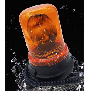 Feux d'avertissement clignotants pour voiture, projecteurs rotatifs magnétiques à fixation plafond, alimentation CC pour applications scolaires et d'ingénierie - Product Image 1