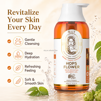 Gel douche SILU aux fleurs de houblon naturel, hydratant en profondeur et rafraîchissant, pour le soin quotidien de la peau