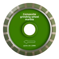 JOWIN Roue composite diamantée pour le polissage et le rainurage du marbre, profil V, style romain plat, diamètre 150-300mm, options d'épaisseur