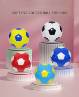 Ballon de football en PVC cousu à la machine de haute qualité, classique, taille 4, 3, 2, pour enfants