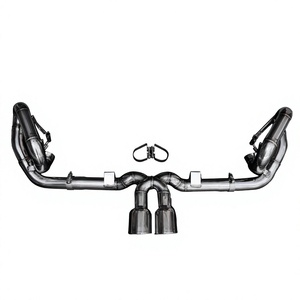Vortex Stainless Straight Pipe Valved Catback <b>Exhaust</b> For Porsche 911 991 GT3 4.0L Racing Muffler - Product Image 1
