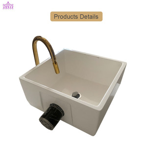 Salone per unghie mobili quadrati in ceramica per pedicure <span class=keywords><strong>vaschetta</strong></span> per <span class=keywords><strong>pediluvio</strong></span> con pedale con sedia pedicure con lavabo elettrico - Product Image 2