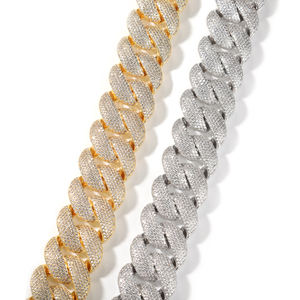 UWIN 28mm 큰 얼음 쿠바 체인 마이애미 쿠바 링크 체인 목걸이 남성용 두꺼운 목걸이 쿠바 쿠바 인 28mm - Product Image 6