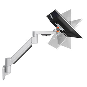 Soporte de pared para brazo oscilante, resorte de gas, individual, para monitor (BEWISER W2S) - Product Image 6