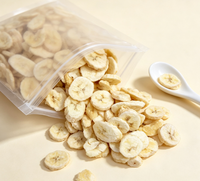 100% Vriesgedroogde Knapperige Banaan Zoet FD Gedroogd Fruit Natuurlijk Gedroogd Fruitproduct
