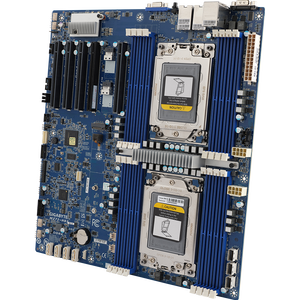 เมนบอร์ดเซิร์ฟเวอร์ Gigabyte MZ72-HB2 Rev 3.x รองรับซีพียู AMD EPYC 7003 7002 แบบคู่ ขนาด E-ATX รองรับ DDR4 PCIe Gen4 - Product Image 1