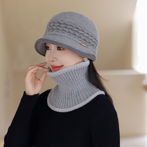 <span class=keywords><strong>Ensemble</strong></span> bonnet et <span class=keywords><strong>écharpe</strong></span> et chapeau pour femmes, anti-froid, d'hiver, à la mode et bon marché - Product Image 5