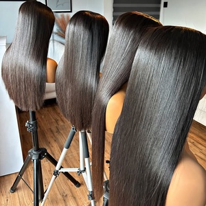 30inch 40 inch HD ren tóc giả, xương thẳng glueless thô Việt tóc giả tóc, Pre ngắt tự nhiên Remy tóc con người ren phía trước tóc giả - Product Image 2