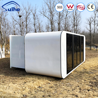 Maison préfabriquée mobile portable Apple Cabin - Aménagement personnalisable, structure en acier, installation rapide, bureau, entrepôt, hôtel, villa