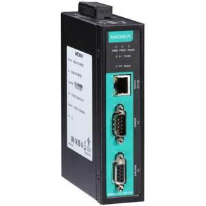 Moxa MGate 4101-MB-PBS Gateway de Computación en Borde Ethernet con 2 Puertos Seriales (RS-232) Interfaz de Red para Comunicación Industrial - Product Image 1