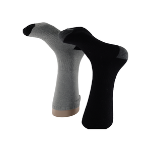 Chaussettes tricotées rechargeables d'équipage respirantes Chaussettes chauffantes à batterie de sports d'<span class=keywords><strong>hiver</strong></span> de qualité pour la pêche à usage décontracté Rayé lavable - Product Image 3