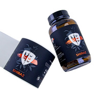 Etiquetas Adhesivas Personalizadas, Impresas, Resistentes al Agua, Ecológicas, con Adhesivo Fuerte, MOQ Bajo, Aplicables a Alimentos, Bebidas, Cosméticos, etc.
