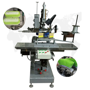 automatic flat plastic brush making machine Industrial broom toilet brush plastic bottle brush used tufting making machine