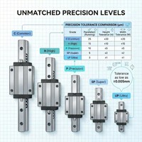 HIWIN HGW35CA Blocs de guidage linéaire en acier à roulement de précision pour machines CNC et fraisage – Nouveauté