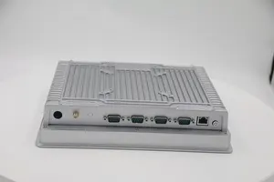 IP65 10.4 15 15.6 21.5 inci pc kasar tahan Vandal untuk Windows Linux semua dalam satu layar sentuh tertanam panel pc aio industri