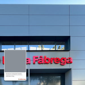 Panneau composite en aluminium durable et ignifuge antistatique écologique moderne pour le bâtiment extérieur/intérieur de revêtement de mur - Product Image 1