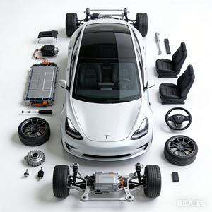 Parachoques Delantero YUCHI 2021-2025 para Tesla Model Y Sin Orificio 1493736-SO-A - Product Image 5