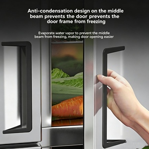 Refrigerador Comercial de Cuatro Puertas, Acero Inoxidable, Control Digital, Congelador de Una Sola Temperatura, Enfriamiento por Aire, Tipo Mostrador - Product Image 3