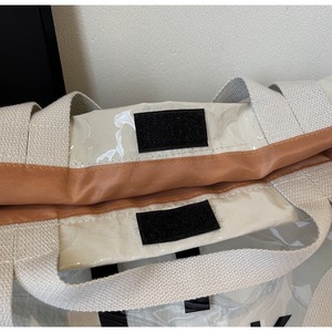 Sac de shopping en PVC pour femme, grande capacité, décontracté, réutilisable, entièrement imprimé, personnalisé, design de créateur, avec poche intérieure et fermeture éclair - Product Image 6