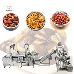 Gelgoog 300 kg/h Ligne d'emballage d'arômes de torréfaction de noix de cajou grillées électriques et de graines Ligne de production de friture de noix - Product Image 1