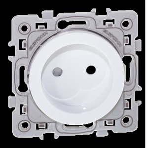 Blanco 2P + T SQUARE Socket Enchufes y enchufes de calidad premium - Product Image 1