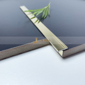 LL132 Stainless Steel T-Shaped Tile Trim for Wall Edges Decoration 304/316 Tile <b>Corner</b> Trim for Apartment Use - Product Image 3