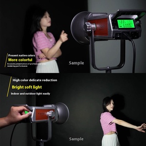 Led COB video ghi âm ánh sáng 200W có thể điều chỉnh màu Temp 27007500k cri95 + Điều khiển từ xa - Product Image 3