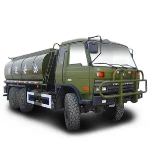 Dongfeng 6 드라이브 2220 입방 미터 물뿌리개 사막 물 유조선 트럭