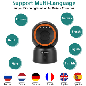 Neuer drahtloser Omi direction <span class=keywords><strong>Desktop</strong></span>-<span class=keywords><strong>Scanner</strong></span> 2D-Plattformscanner kann 1D 2D-QR-Code und digitalen Bildschirm code für pos lesen - Product Image 6