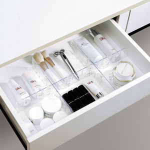 Séparateur de <span class=keywords><strong>tiroir</strong></span> en acrylique transparent, réglable, bricolage <span class=keywords><strong>tiroir</strong></span> chaussettes sous-vêtements organisateur séparateur de commode - Product Image 2