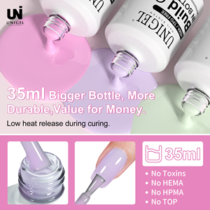 UNIGEL 35ml Grote Capaciteit Builder <span class=keywords><strong>Gel</strong></span> Fles UV LED Nagellak Verlengingsgel Salon Gebruik Soak Off Groothandel OEM ODM Op Maat - Product Image 5