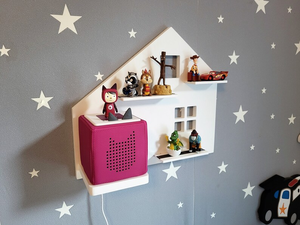 Estante de Almacenamiento de Madera Personalizado MINGHANG para Juguetes Tonie, Estante de Pared para Juguetes Tonie de 5 a 7 Años, 30x45cm - Product Image 2