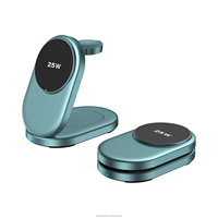 2026 Fabrieks 3-in-1 ODM Verpakkingsdoos Draadloos Snellaadstation met QC3.0 OTP 25W Uitgang Mobiele Telefoonlader