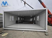 Maison intégrée mobile en acier coloré pour chantier de construction, maison à consolidation rapide, maison modulaire mobile