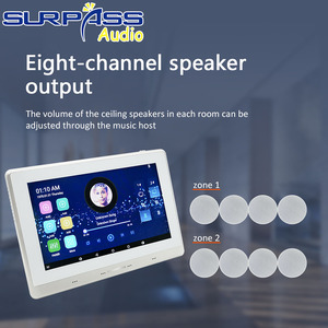 Lecteurs de musique PW7825M, amplificateur mural professionnel <span class=keywords><strong>HIFI</strong></span> mini audio WIFI Bluetooth, haut-parleur 8 canaux - Product Image 3