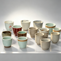 Tasse à thé en céramique artisanale NEWELL 0,6 kg, inspirée du Zen, résistante aux hautes températures, compatible lave-vaisselle, emballage ODM pour