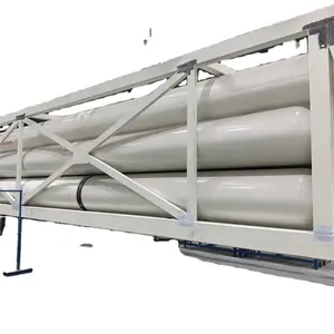 Typ 2 Jumbo Tube Skids für CNG-Gas/H2-Gas/N2-Gas mit Anhänger für den Transport