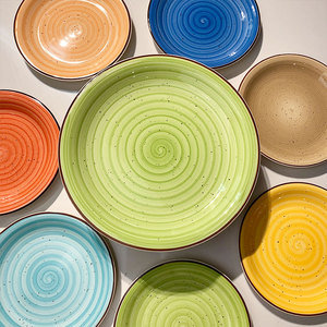 Mini Ciotole in Ceramica Dipinte a Mano in Stile Coreano, Grandi Piatti per Zuppa Moderni - Product Image 2