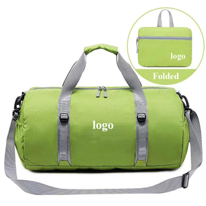 Custom logo 16"18" Large Foldable Duffel <strong>Bag</strong> for Travel <strong>Gym</strong> Sports Lightweight Waterproof Travel Luggage Duffle <strong>Bag</strong> <strong>Men</strong> Women - Product Image 1