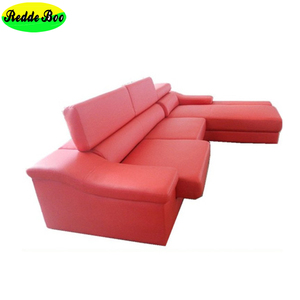 Sofá Modular Minimalista en Forma de L de Cuero Italiano para Sala de Estar/Apartamento/Condominio/Oficina/Hotel - Product Image 3