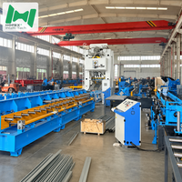 Machine de formage de profilés pour cheminées de câbles en aluminium à faible consommation d'énergie, largeur 100-600 mm, hauteur 50 mm, pour système de câblage de centre de données