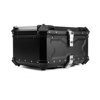HKSa 65L casque de moto casque chaussures de moto sac à bagages en alliage top case coffre moto boîte arrière