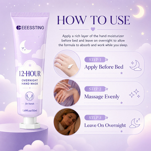 Crème pour les mains personnalisée avec logo, soin des mains, anti-gerçures, nourrissante, réparation de la barrière cutanée, hydratation longue durée, lanoline, céramide - Product Image 5