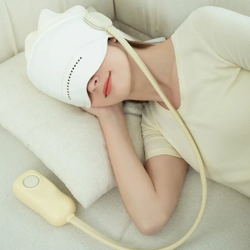 ความดันอากาศ เครื่องนวดหัว ปวดศีรษะ ถุงลมนิรภัย หัว วงนวด ปวดไมเกรน บรรเทาอาการปวดหัว การบําบัดนอนไม่หลับ ปรับปรุงสมองการนอนหลับ