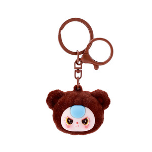 Llavero de 5 cm con diseño de tres personajes de bebé, divertido y adorable, con flocado, colgante para bolso, accesorios de joyería, soporte para llaves - Product Image 5