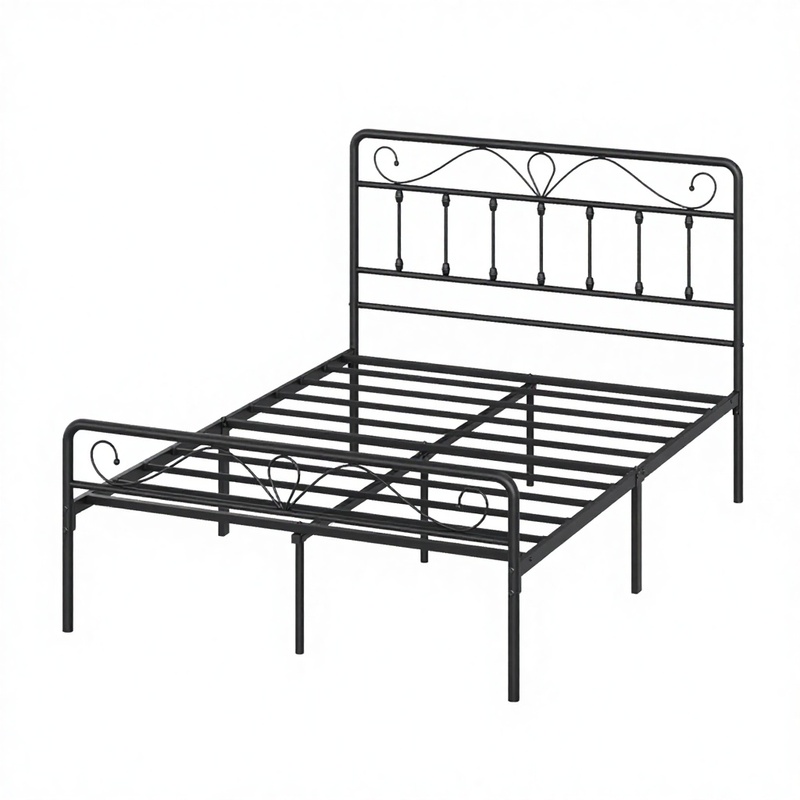 Modern Metal Bed Frame Powder Coated
