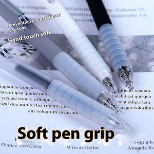 Bolígrafo de Gel de Silicona Suave Negro de 0.5 mm, de Secado Rápido, de Alta Calidad, para Exámenes Estudiantiles y Firmas Comerciales - Product Image 2